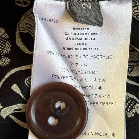 Cotélac Womens Tweed Jacket Plaid Wool Size US 8 Boxy Mixed Media‎ Office Siren - Picture 13 of 14